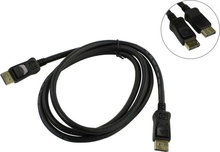 VCOM <CG632-1.5м> Кабель DisplayPort (M)  -> DisplayPort  (M) 1.5м ver1.4