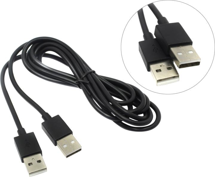 Exegate EX284930RUS Кабель USB 2.0 ExeGate EX-CC-USB2-AMAM-1.8 (Am/Am, 1,8м)