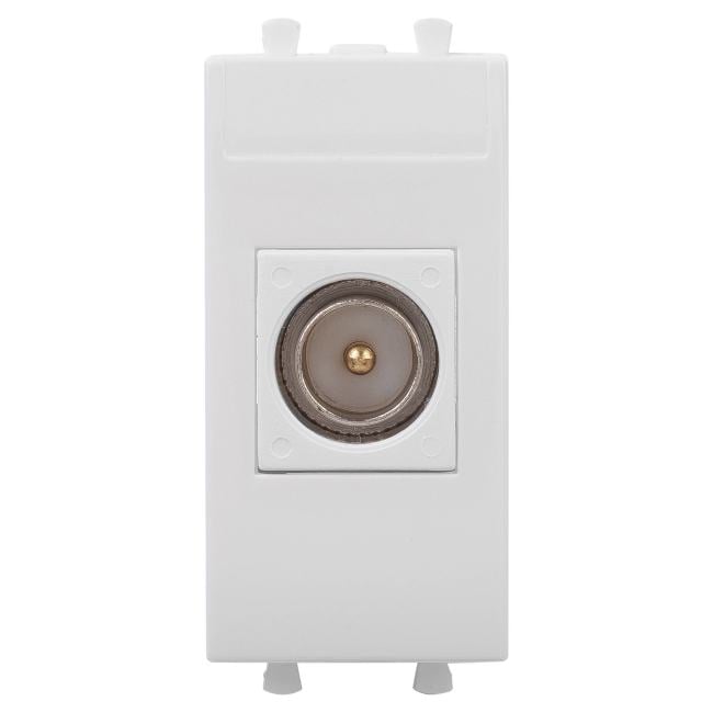 Розетка DKC 4400501 модульная, TV, одиночная, "Белое облако", 1 модуль, "Avanti"