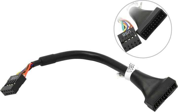 Espada Переходник с мат. Платы 10pin F to 20pin M, 15см (EPOW10pin20pin) (40725)