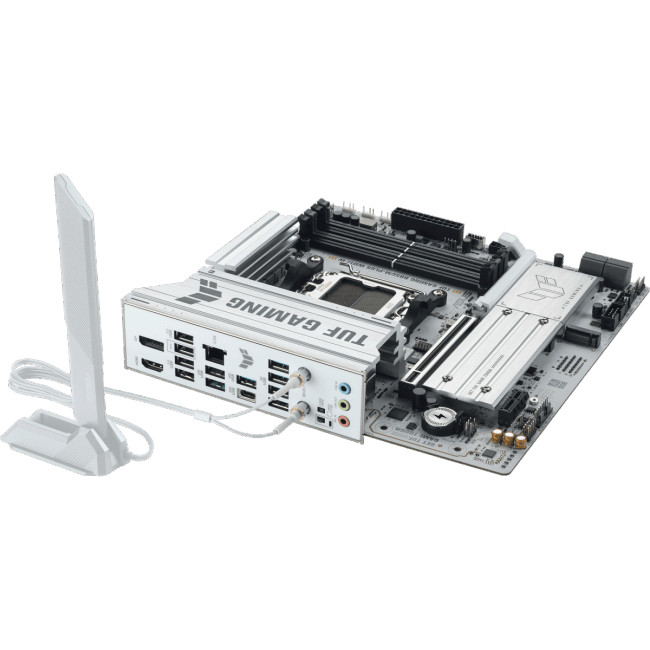 Asus TUF GAMING B850M-PLUS WIFI7 W Socket AM5 AMD B850 4xDDR5 mATX AC`97 8ch(7.1) 2.5Gg RAID+HDMI+DP
