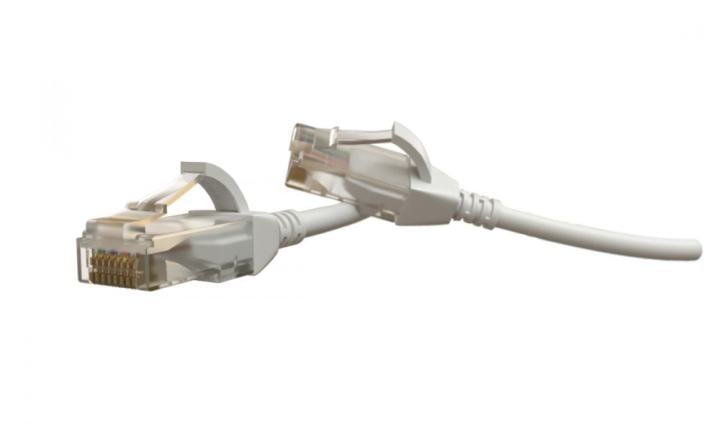 Кабельная сборка Hyperline PC-LPT-UTP-RJ45-RJ45-C6-5M-LSZH-WH Патч-корд U/UTP, Cat.6 (100% Fluke Component Tested), 28AWG, LSZH, 5м, белый