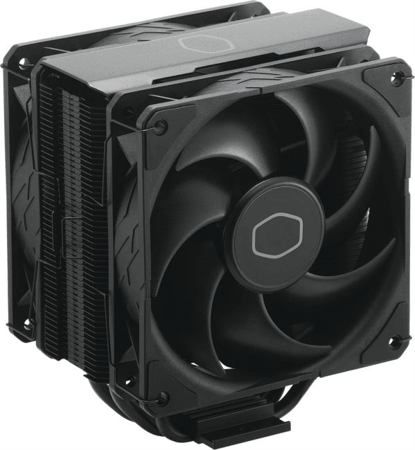 Cooler Master <RR-S4KK-25DN-R1> Hyper 212 Black X Duo (4пин,115x/1200/1700/AM4/AM5,  32.8дБ,  690-2500об/мин)