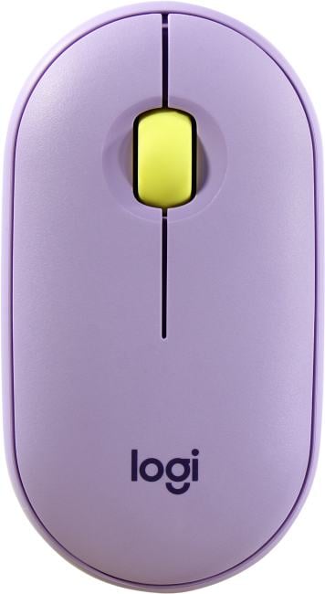 Logitech Pebble M350 Purple Wireless Mouse <910-006654> (RTL)  USB  3btn+Roll