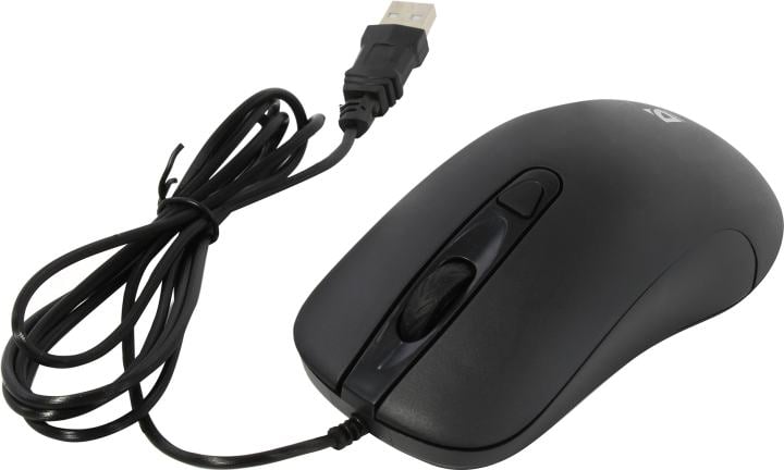 Defender Optical Mouse Classic <MB-230> (RTL)  USB 3btn+Roll <52231>