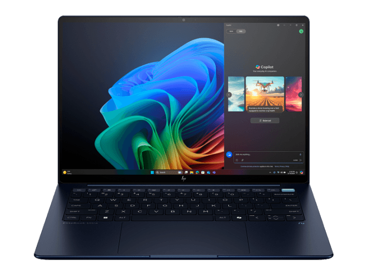 Ноутбук HP EliteBook Ultra G1i U7 258V,14" 3k (2880x1800) OLED 400cd BrightView AG,32Gb LPDDR5x-8533,1Tb SSD NVMe,64Wh,Kbd Backlit,1.19kg,Blue,1y,Win11Pro NGP