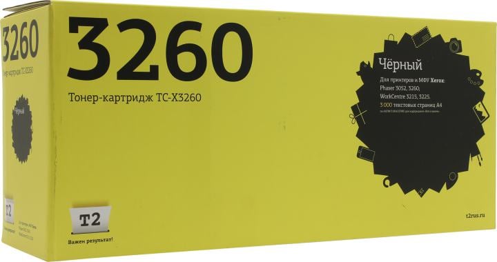 T2 106R02778  Картридж (TC-X3260) для Xerox Phaser 3052/3260/WorkCentre 3215/3225 (3000 стр.) с чипом