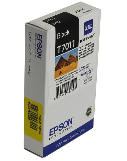 Картридж T7011 <C13T701140> Black для Epson  WorkForce Pro WP-4015/4025/4095/4515/4525/4535/4545/4595
