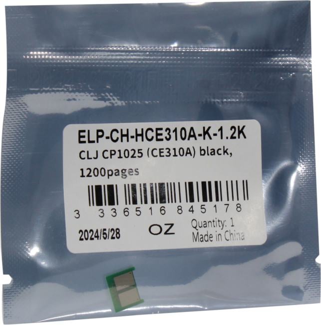 <ELP-CH-HCE310A-K-1.2K> Чип для картриджа CE310A  Black,  1.2K