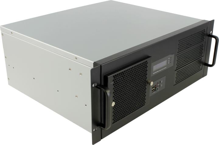 Server Case 4U Procase <GM438-B-0> Black, ATX, без БП, LCD display