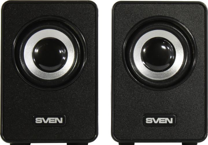 SVEN 135, чёрный, USB, акустическая система 2.0, мощность 2x3 Вт(RMS)