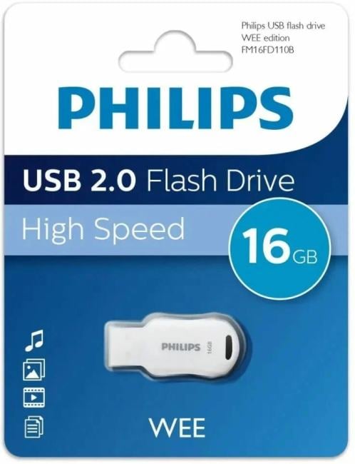 Philips WEE <FM16FD110B/97> USB2.0 Flash  Drive 16Gb (RTL)