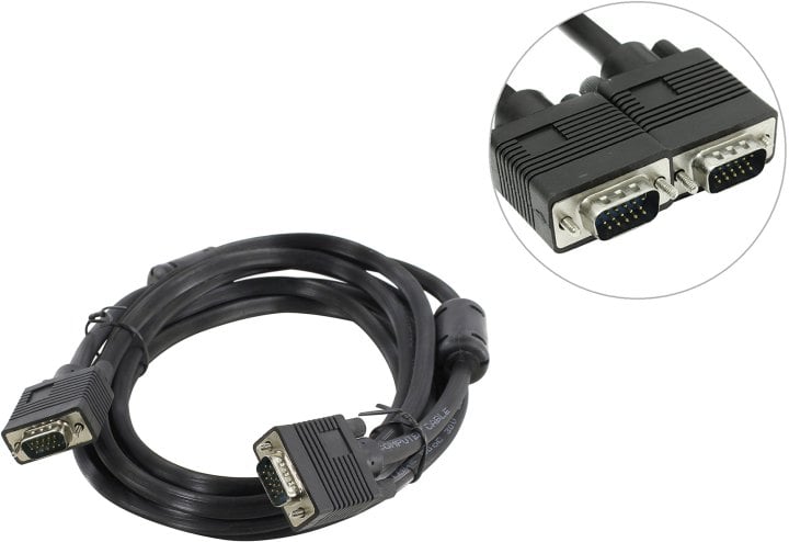 5bites <APC-133-030> Кабель монитор - SVGA card (15M -15M) 3м  2  фильтра