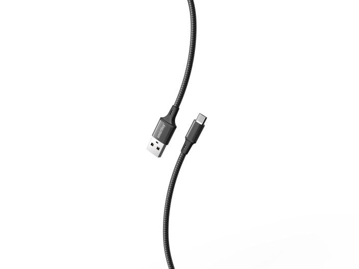 iK-12-S14b Кабель для зарядки и передачи данных S14 MicroUSB черный, 3 А, 1 м, Smartbuy (iK-12-S14b)