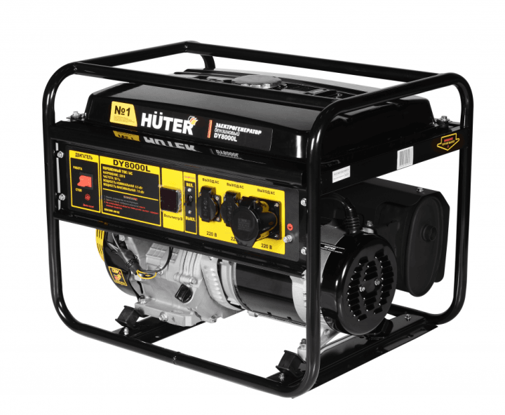 Генератор Huter DY8000L бензиновый 15 л.с