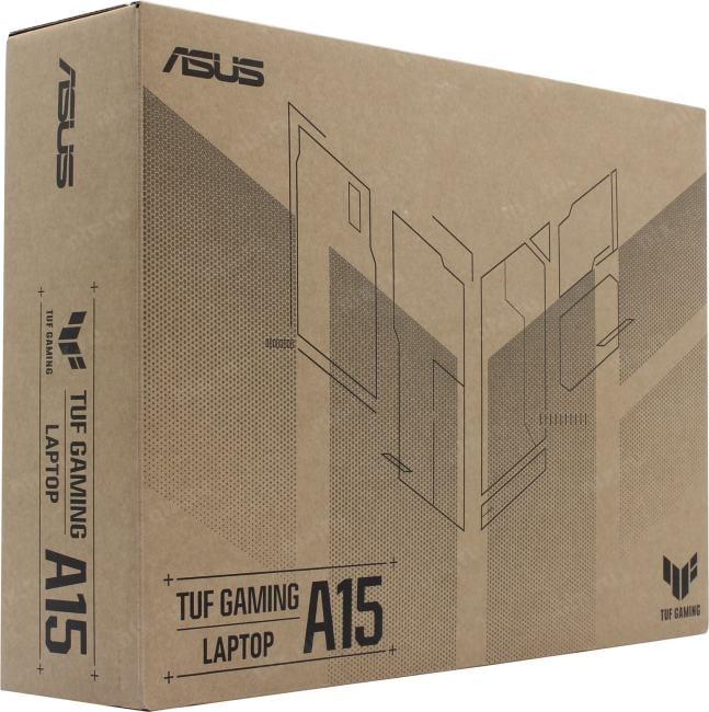 Ноутбук Asus TUF Gaming A15 FA506NCG-HN218 Ryzen 7 7445HS 16Gb SSD512Gb NVIDIA GeForce RTX 3050 4Gb 15.6" IPS FHD (1920x1080) без ОС black WiFi BT Cam (90NR0JF7-M00JD0)
