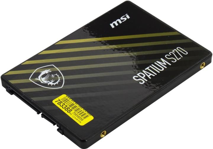 SSD 480 Gb SATA 6Gb/s MSI <SPATIUM S270 SATA 2.5" 480GB> 2.5"