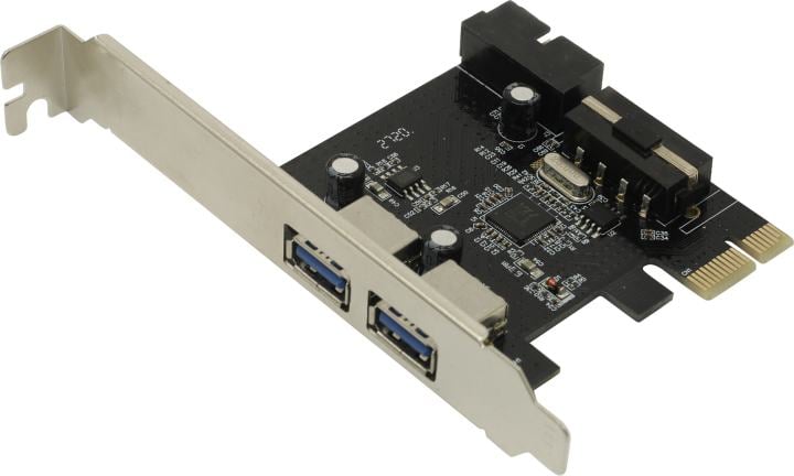 Espada <PCIeUSB2-2> (OEM) PCI-Ex1, USB3.0, 2  port-ext,  USB20pin