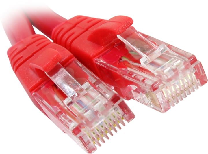 ExeGate <UTP-RJ45-RJ45-C6-0.5M-RD> Patch Cord UTP  кат.6,  0.5м,  красный <EX282023RUS>