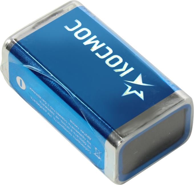 Космос <КОС6LR61MAX1S-1> 9V, щелочной (alkaline), типа "Крона"  <уп. 1 шт>