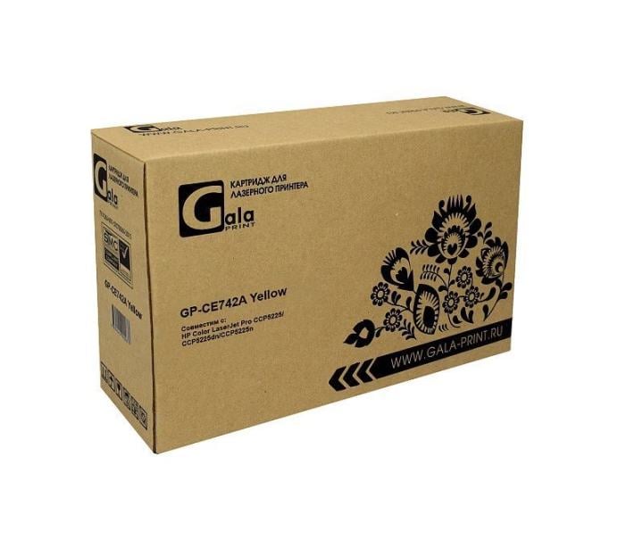GalaPrint GP-CE742A (№307A) для принтеров HP Color LaserJet Pro CCP5225/CCP5225dn/CCP5225n Yellow 7300 копий