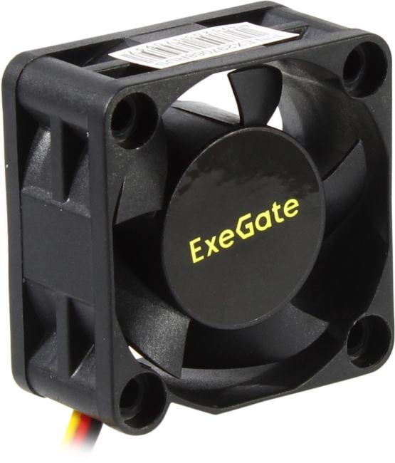 Exegate EX297068RUS Вентилятор 24В DC ExeGate EX04020B3P-24 (40x40x20 мм, 2-Ball (двойной шарикоподшипник), 3pin, 8000RMP, 33,2dBA)