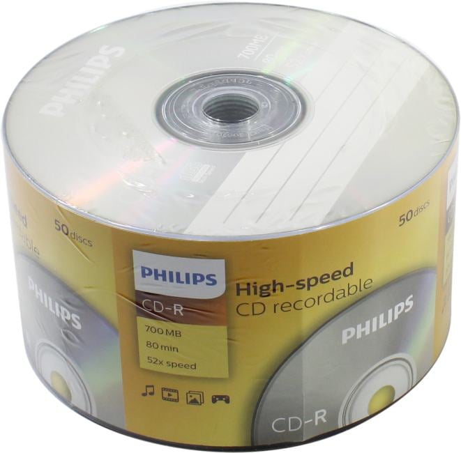 CD-R Philips   700Mb 52x sp.  <уп.50 шт> (technology)
