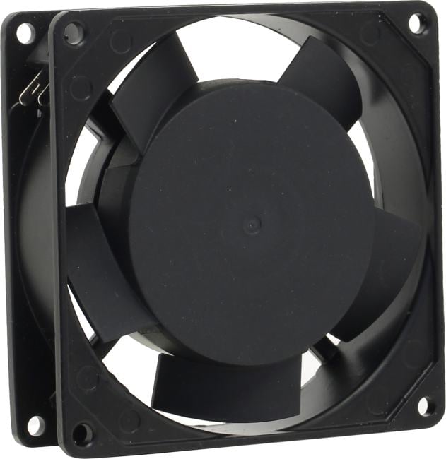 Exegate EX289004RUS Вентилятор 220В ExeGate EX09225BAT (92x92x25 мм, 2-Ball (двойной шарикоподшипник), клеммы, 2600RPM, 35dBA)