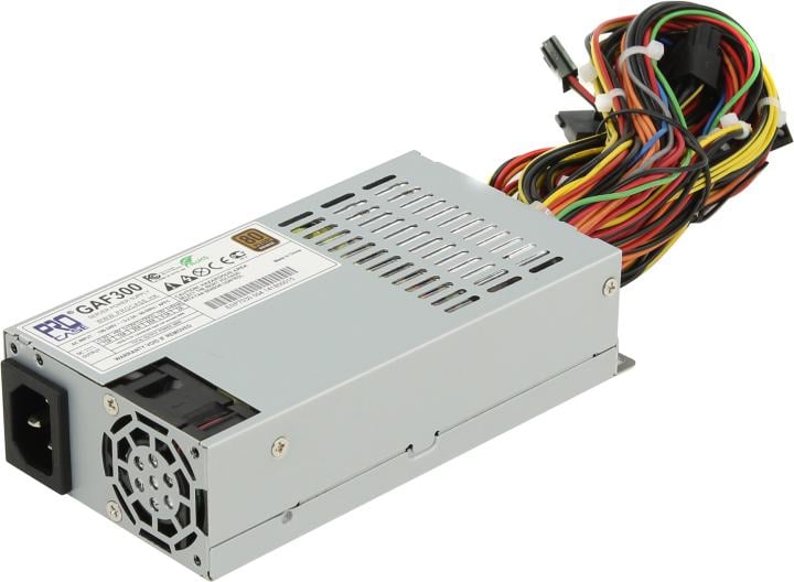 Procase Блок питания GAF300 [GAF300] {1U FlexATX 1FAN (300W), 80+Bronze, 150*80*40mm,  +5B=14A, +12B=40A, +3,3B=13A, 5VSB=2A, Защита от перегрузки 105-150%, Входное напряжение 100-240В}