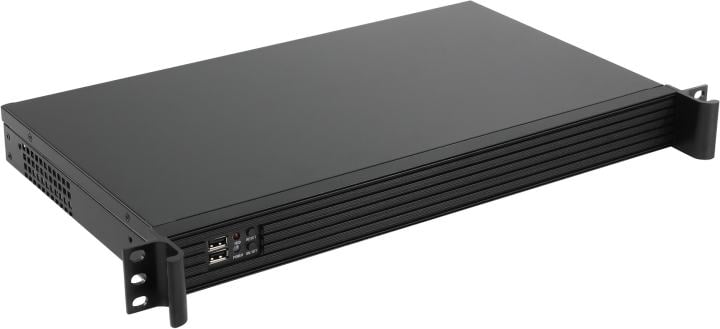 Server Case 1U  Exegate <Pro 1U250-01>  Mini-ITX  400W  (24+4пин) <EX264953RUS>