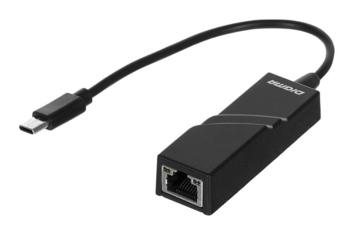Digma D-USBC-LAN100 <1717083> Кабель-адаптер USB-С  --> UTP 100Mbps