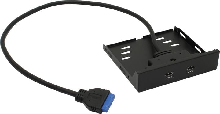 Espada <Eu2tyC> 2xUSB-C Front Panel (крепление на  лицевую  панель  корпуса 3.5")