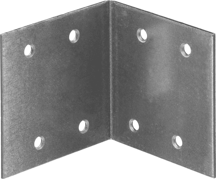 Зубр <31034-60> Уголок мебельный широкий УМШ-1.5, 60х60х60 х 1.5мм, белый  цинк,  ЗУБР