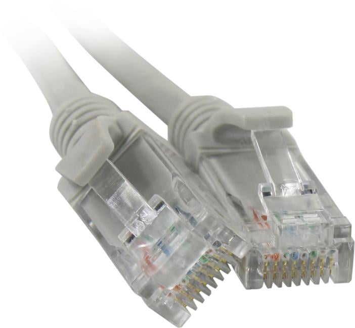 ExeGate <UTP-RJ45-RJ45-5e-CU-5M-GY> Patch Cord UTP кат.5e,  5м, серый <EX282014RUS> 