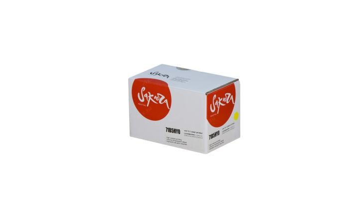 SA71B5HY0 Картридж SAKURA 71B5HY0 для Lexmark CS417dn/ CS517de/ CX417de/ CX517de, желтый,  3500  к.