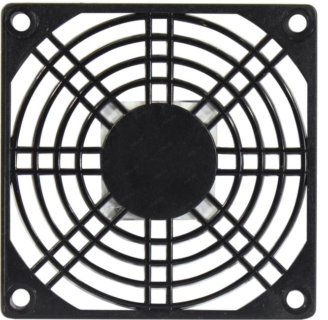 Exegate EX295269RUS Решетка для вентилятора 80x80 ExeGate EG-080PSB (80x80 мм, пластиковая, квадратная, черная)