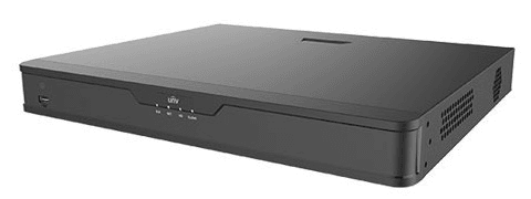 Uniview NVR302-16E2 Видеорегистратор IP 16-ти канальный 4K; Входящий поток на запись до 320Мбит/с; Поддерживаемые форматы сжатия: Ultra 265/H.265/H.264; Запись: разрешение до 4K; HDD: 2 SATA до 10Тб; декодирование: 1 x 12MP@30, 2 x 4K@30, 5 x 4MP@30, 10 x 1080P@30, 16 x 720P@30; Видеовыходы: 1 HDMI, 1 VGA; Сеть: 1 порт 1000Mb; , Аудио вход/выход; Тревожный вход/выход (8/2); USB: 2 порта USB2.0, 1 порт USB3.0; Поддержка ONVIF, SDK; Поддержка: iOS, Android; Металл; Питание: 100 ~ 240 V AC