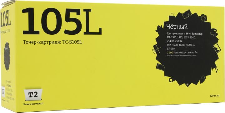 Картридж T2 TC-S105L для Samsung ML-1910/1915/2525/2580N,  SCX-4600/4623F/4623FN,  SF-650