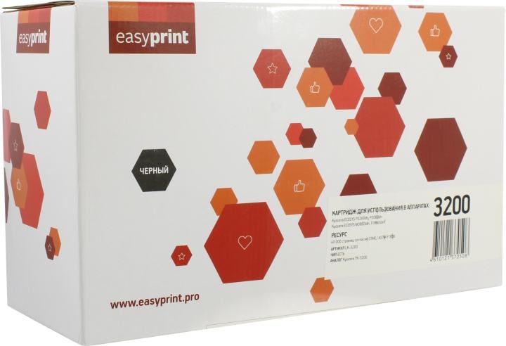 Картридж Easyprint TK-3200 (аналог LK-3200) для Kyocera ECOSYS P3260dn/M3860idn/M3860idnf (40000 стр.) с чипом