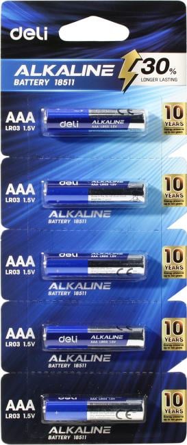 Deli <E18511-1шт> Size  AAA, щелочной (alkaline)