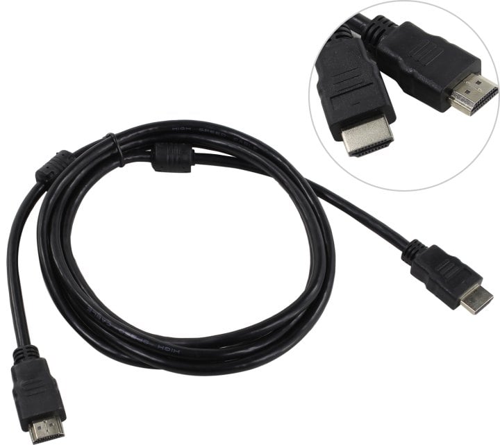 Smartbuy <K-352-20-2> Кабель HDMI to HDMI (19M -19M)  2м  2  фильтра ver2.0