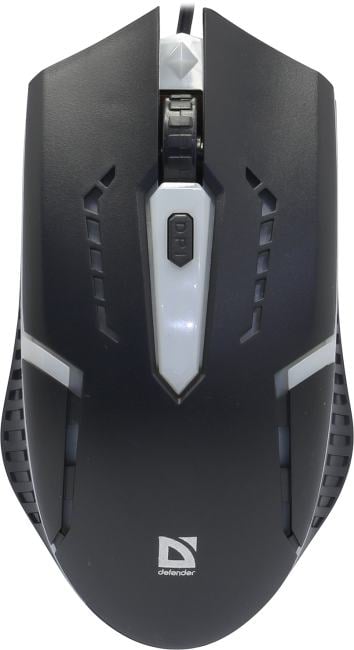 Defender Hit Optical Mouse <MB-601 Black>  (RTL)  USB  4btn+Roll <52601>