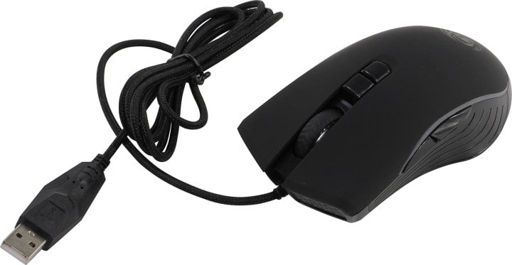 Мышь проводная Dialog Gan-Kata MGK-34U черный, 3200 dpi, USB, кнопки - 7