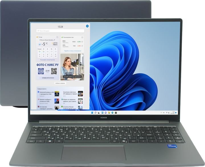HONOR MagicBook X 16 <5301ALWS  BRG-565> i5 13420H/16/512SSD/WiFi/BT/Win11/16"
