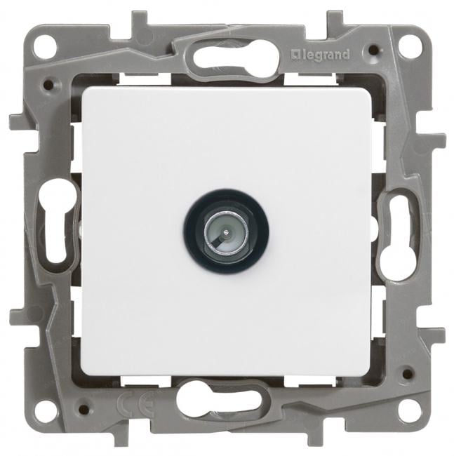 Legrand 672263 Розетка TV - проходная - 15 дБ - 5-862 мГц - Etika - белый