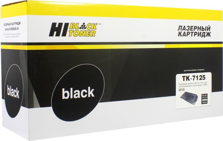 Тонер-картридж Hi-Black HB-TK-7125, для Kyocera TASKalfa 3212i, 20000 стр., с чипом