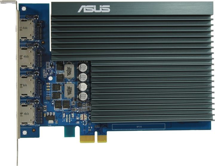 2Gb <PCI-Ex1> GDDR5 ASUS GT730-4H-SL-2GD5  (RTL)  4xHDMI  <GeForce GT730>
