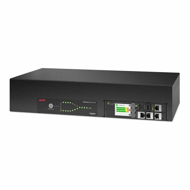 Стоечный переключатель нагрузки APC Rack Automatic Transfer Switch, 2U, 32A, 230V, 2 IEC 309 IN, 16 C13, 2 C19 OUT, 50/60 Hz