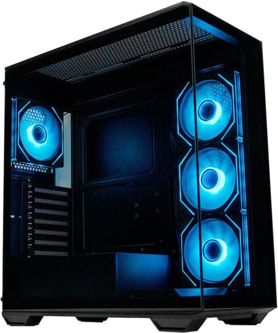 Miditower XASTRA Q600 4ARGB-C10-UC <Q600-4FM12A-C10-UC> Black  ATX без БП