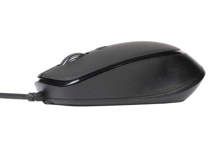 Мышь Filum FL-M10-BK оптическая проводная USB 4 кл., DPI: 800/1200/1600/2400, черная, Windows XP/Vista/7/8/10, MacOS Дл